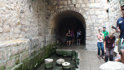 Jerusalem - Saida do Tunel de Ezequias
